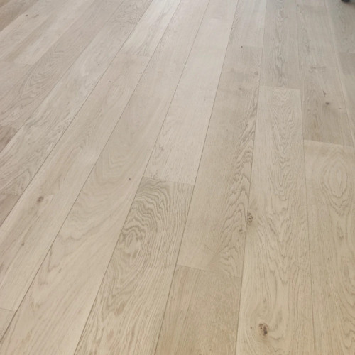 Parquet contrecollé Chêne Rustique - 12 x 180 mm - brut