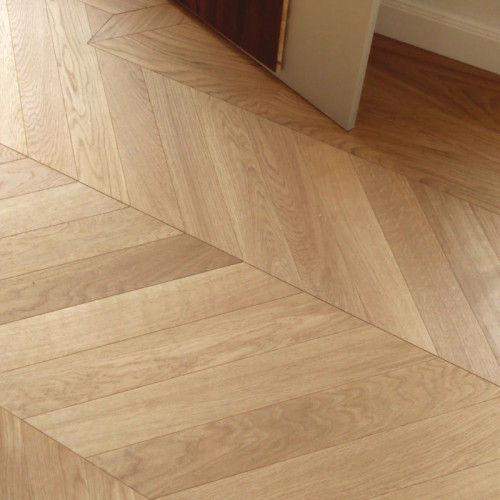 Parquet massif Chêne Premier Point Hongrie - 14 x 70 x 520/530 mm - huilé