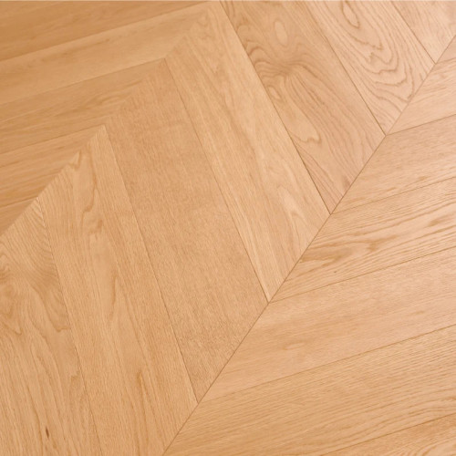 Parquet contrecollé Chêne Premier Point Hongrie - 10 x 120 x 600 mm - huilé - PROMO