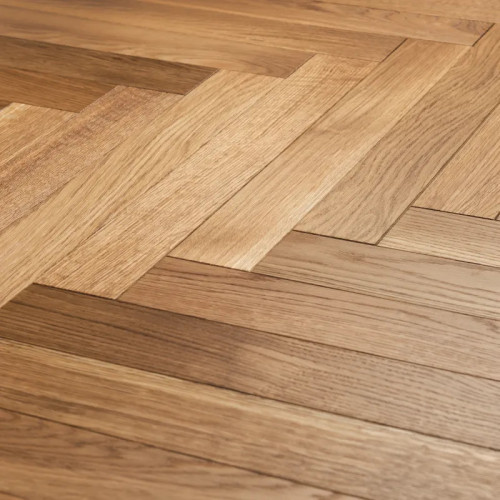 Parquet massif Chêne Premier Bâton Rompu - 22 x 70 x 350 mm - brut
