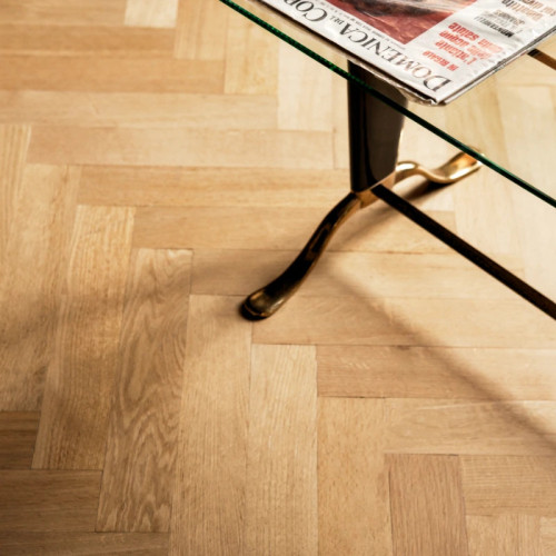 Parquet massif Chêne Premier Bâton Rompu - 22 x 70 x 300 mm - brut
