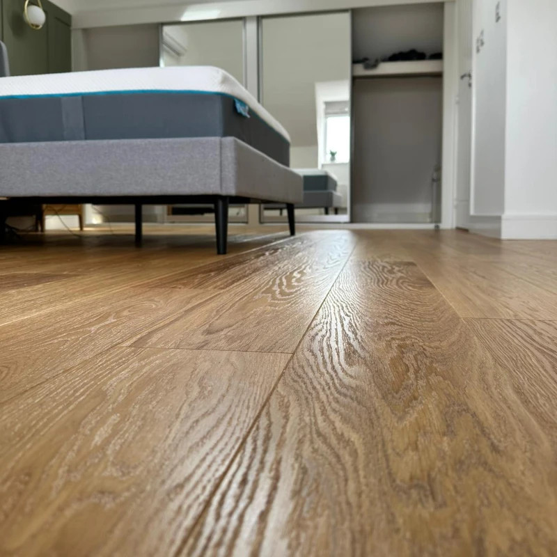 Chêne Premier 14 x 194 x 1830/2230 mm brossé verni/huilé - nouvelle référence | Floorz™