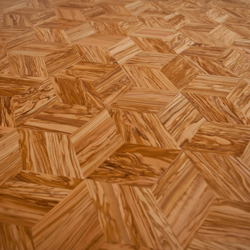 Olivier 10 x 50 x 240 mm brut motif cube - Prix sur devis - Conseil gratuit - nouvelle référence | Floorz™