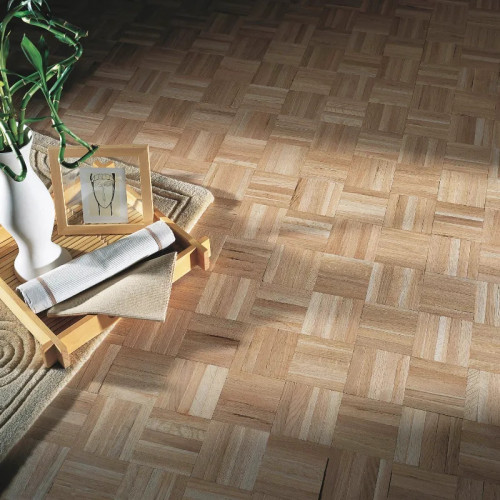 Parquet industriel Chêne Nature - 8 x 23 x 160 mm - motif à damier - Strasbourg