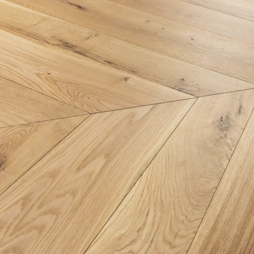 Parquet contrecollé Chêne Campagne Point Hongrie - 15 x 140-185-230 x 960 mm - verni