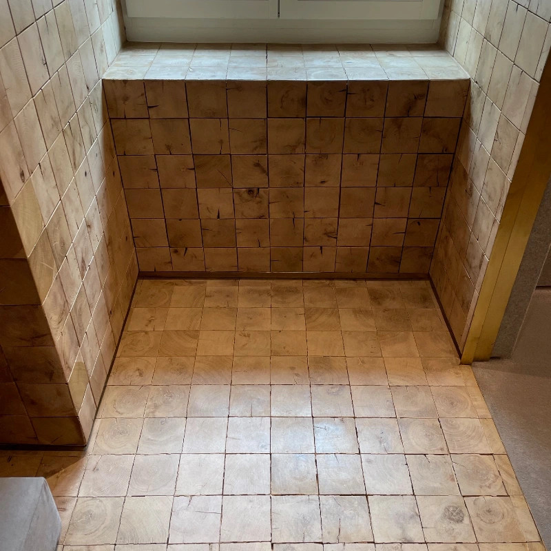 Chêne bois de bout 20x100x100mm brut - dès 240 €/m² HT - réservez avant rupture | Floorz™