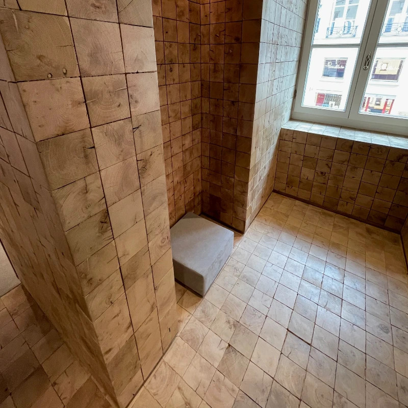 Bois de bout Chêne 50 x 100 x 100 mm brut extérieur - dès 300 €/m² HT - réservez avant rupture | Floorz™