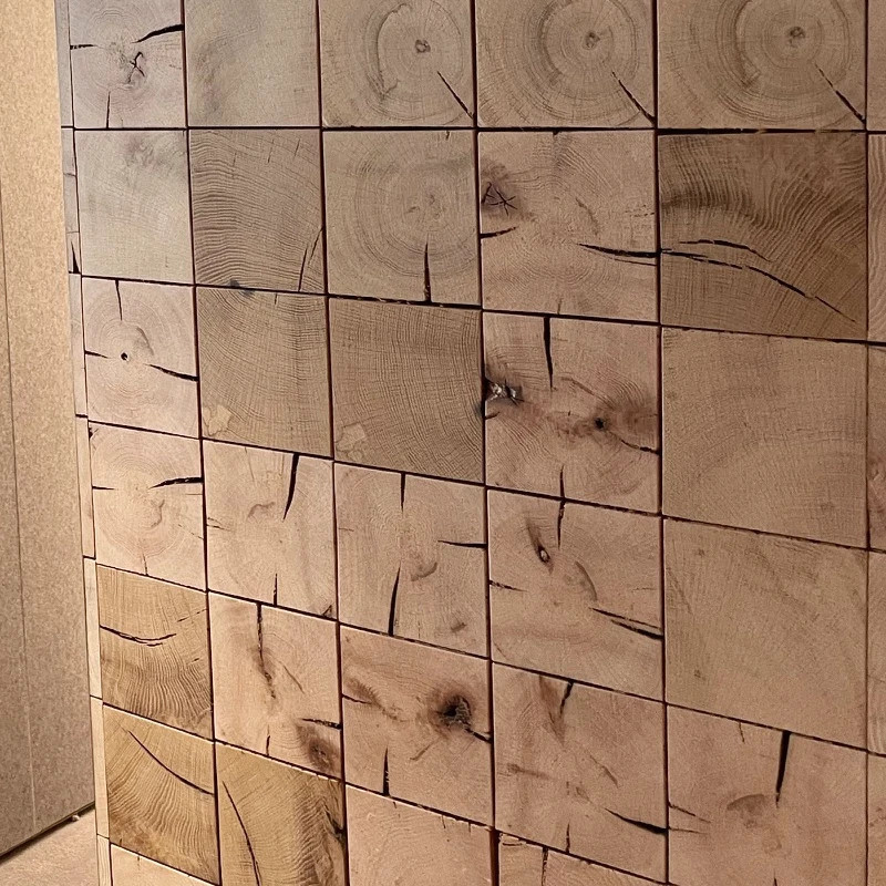 Bois de bout Chêne 50 x 100 x 100 mm brut extérieur - dès 300 €/m² HT - réservez avant rupture | Floorz™