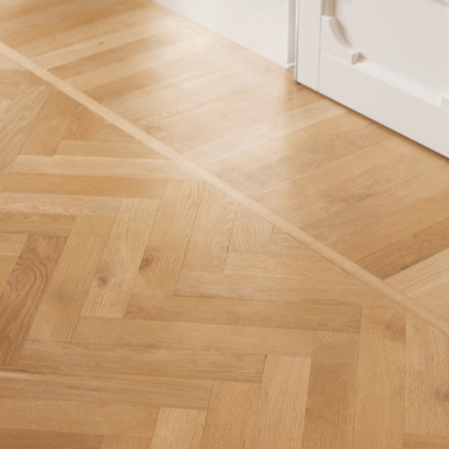 Parquet massif Chêne Rustique Bâton Rompu - 22 x 70 x 350 mm - brut