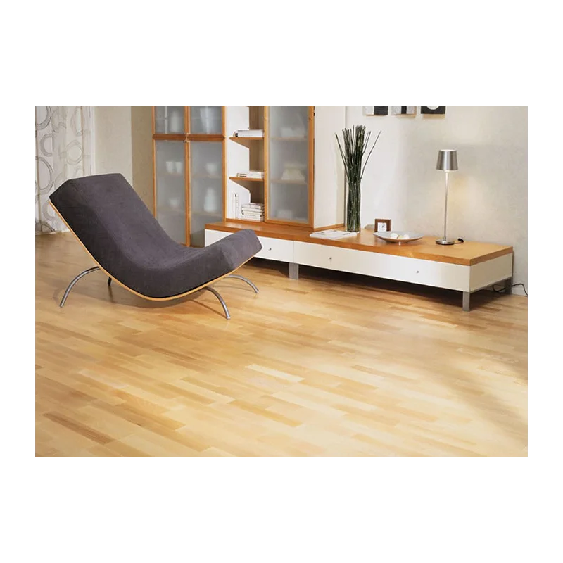 Parquet industriel chêne en bâtons rompus, 2 lamelles, motif graphique élégant