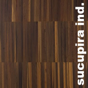 Parquet industriel Sucupira - 14 x 17 x 210 mm - motif sur chants