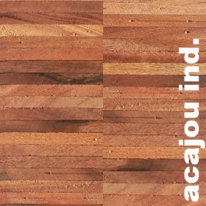 Parquet industriel Acajou - 22 x 08 x 160 mm - motif sur chants