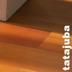 Parquet contrecollé Tatajuba - 14 x 125 mm - verni
