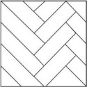 Parquet contrecollé Chêne Premier Bâton Rompu - 16 x 130 x 700 mm - vernis mat