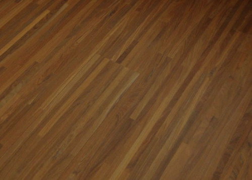 Parquet contrecollé industriel Tajibo - 14 x 180 x 2220 mm - verni mat - motif sur chants - PROMO
