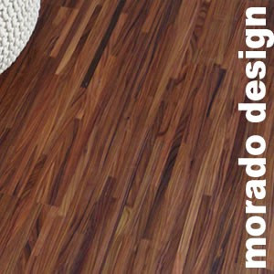 Parquet industriel sur chants en Morado