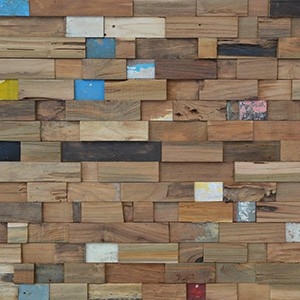 Mosaiques murales 3D bois massif en Panneaux muraux 3D