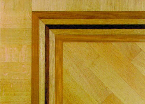 Frise parquet en marqueterie Chopin 10 mm