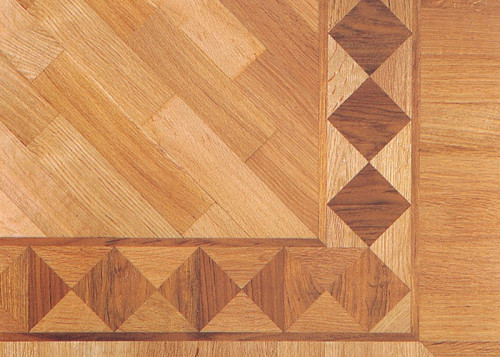 Frise parquet en marqueterie Rossini 10 mm