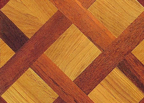 Composition tableau La Fenice 14 x 495 mm Iroko / Doussié