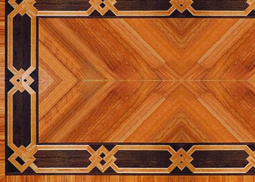 Frise parquet en marqueterie Mozart Noir 14 mm