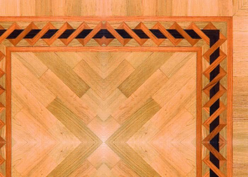 Frise parquet en marqueterie Bach 14 mm