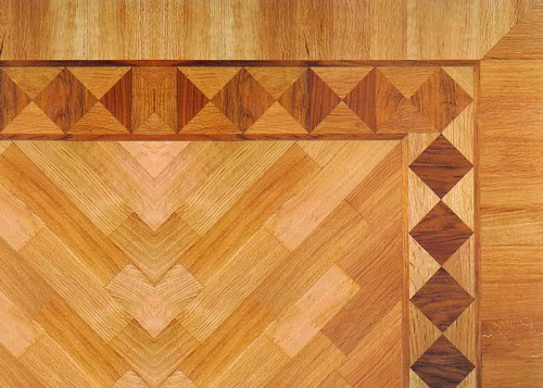 Frise parquet en marqueterie Rossini 14 mm