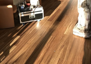 Parquets contrecollés en Zebrano ou Zebrawood