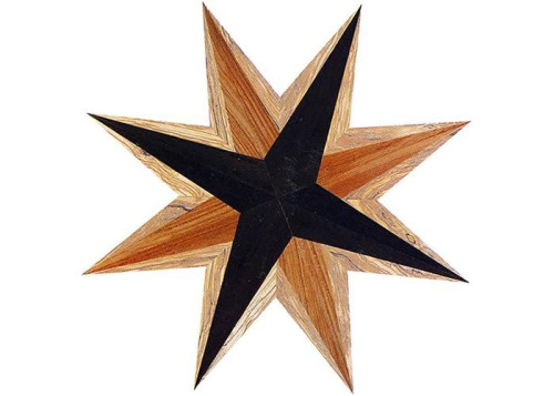 Rosace centre de piece en marqueterie Amleto 14 x 500 mm