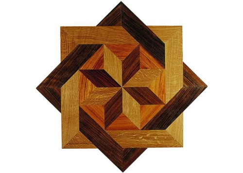 Rosace centre de piece en marqueterie Norma 14 x 700 mm
