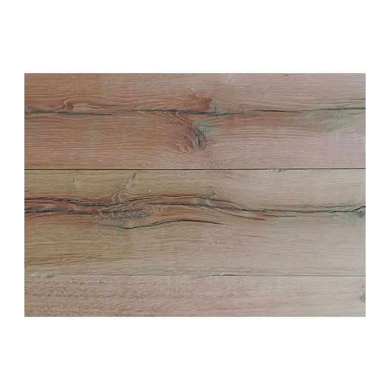 Parquet plancher de wagon Chêne — habillage mur d'escalier — finition naturelle brute
