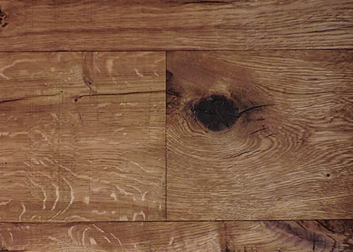 Parquet Chêne ancien recyclé - 17 x 215 mm - doublement fumé et huilé naturel