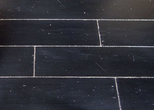 Parquet contrecollé en chêne peint - 15 x 190 x 1900 mm - noir