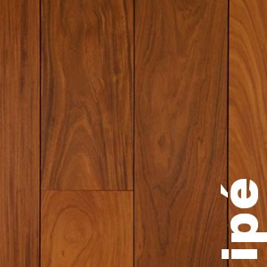 Parquet contrecollé Ipé/Tajibo - 15 x 135 mm - brut