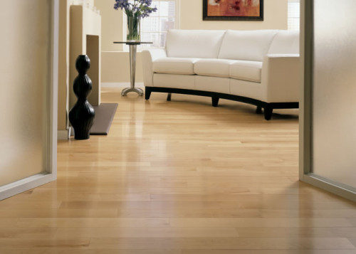 Parquet massif Chêne Premier - 14 x 130 mm - brossé - verni mat
