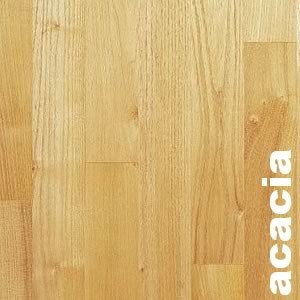 Parquet contrecollé Acacia Robinier - 16 x 90 mm  - brut