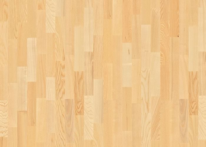 Parquet massif Frêne USA - 14 x 110 mm - verni