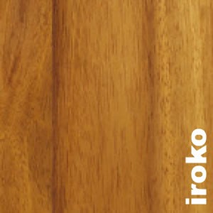 Parquet massif planchette Iroko Prestige - 15 x 75 x 500 mm - brut - Couleurs Homogènes
