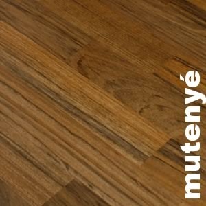 Parquet massif planchette Mutenye Prestige - 15 x 75 x 500 mm - brut - couleurs homogènes