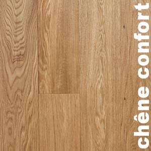 Parquet contrecollé Chêne Confort - 16 x 200 mm - brut - PROMO