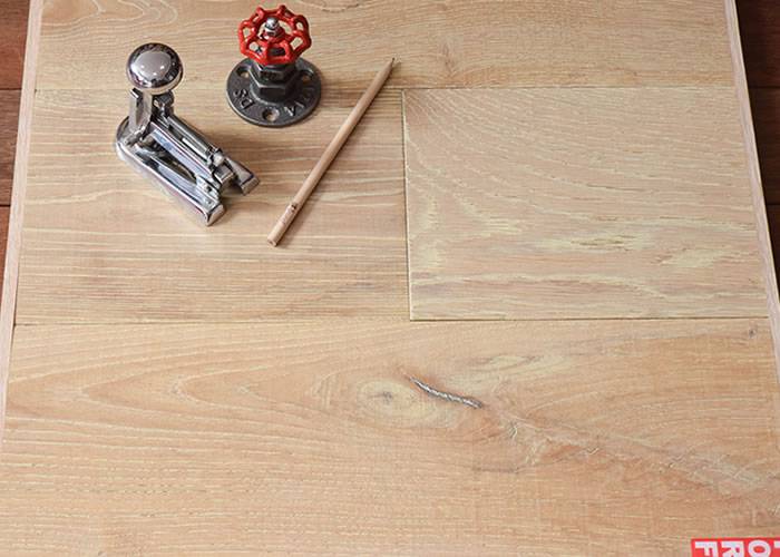 Parquet contrecollé Chêne Cotton - 15 x 190 x 1900 mm - huilé blanc Toundra