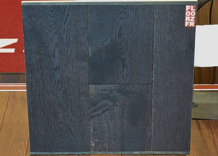 Parquet Contrecollé Chêne Cotton - 15 x 190 x 1900 mm - teinté noir huilé naturel