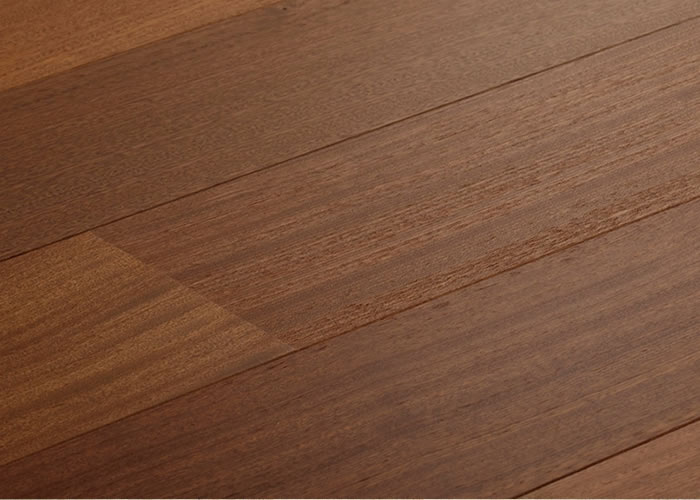 Parquet contrecollé Sapelli - 10 x 90 mm - verni ou huilé