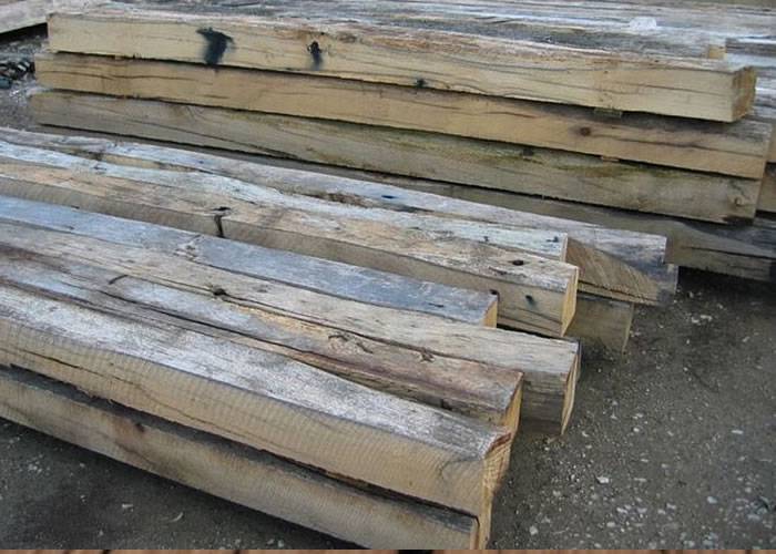 Plancher Chêne ancien recyclé Isba Russe - 22 x 100 à 200 mm - brut - Minsk