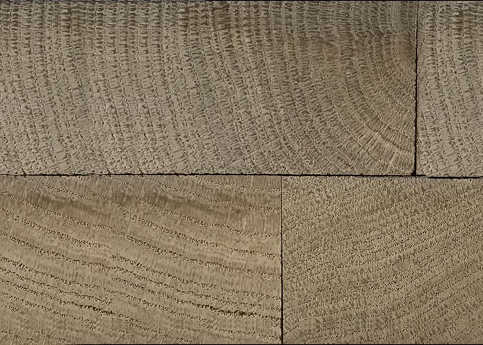 Parquet massif en bois de bout Chêne - 22 x 45 x 75 - Brut - Damier