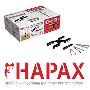 Clips Hapax D-PRO Coffret - rupteurs de pont thermique  - Kit 6 m2 Vis 5 x 70 mm