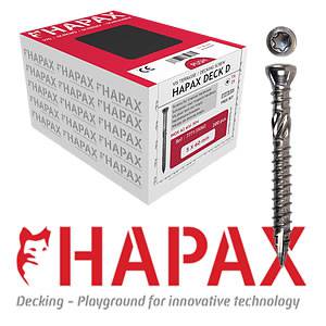 Vis Inox A4 pour Hapax D-PRO - 5,5 x 30 mm - Boîte de 200 pièces