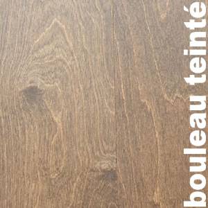 Contrecollé Bouleau Cuir - 12 x 180 x 1500 mm - verni