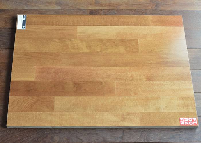 Parquet massif Hêtre Rustique - 14 x 129 mm - 2 frises - verni ou huilé