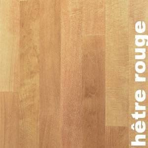 Parquet massif Hêtre - 22 x 129 mm - verni - plancher sportif - 79 mm